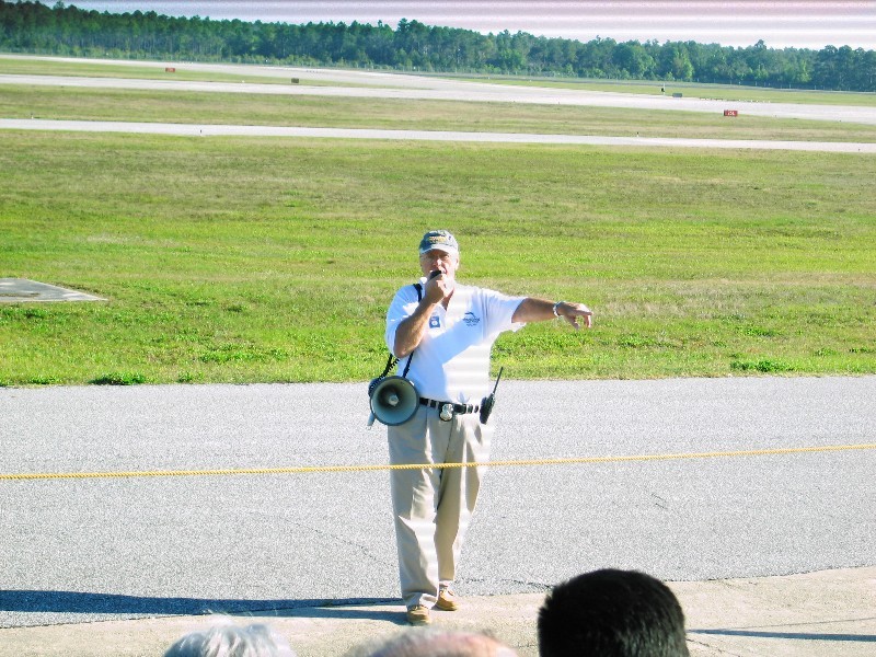 Naval Air Museum Guides describe the activities and tell stories