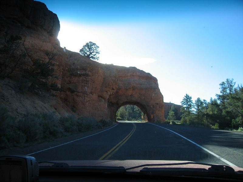 Tunnel on Hwy 12 to Bryce Canyon