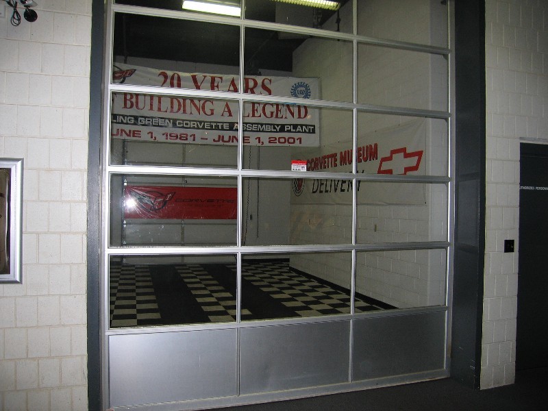New owners of Corvettes can opt to come to Bowling Green and watch their Vette being built and then later take delivery in this special room in the Corvette Museum. 