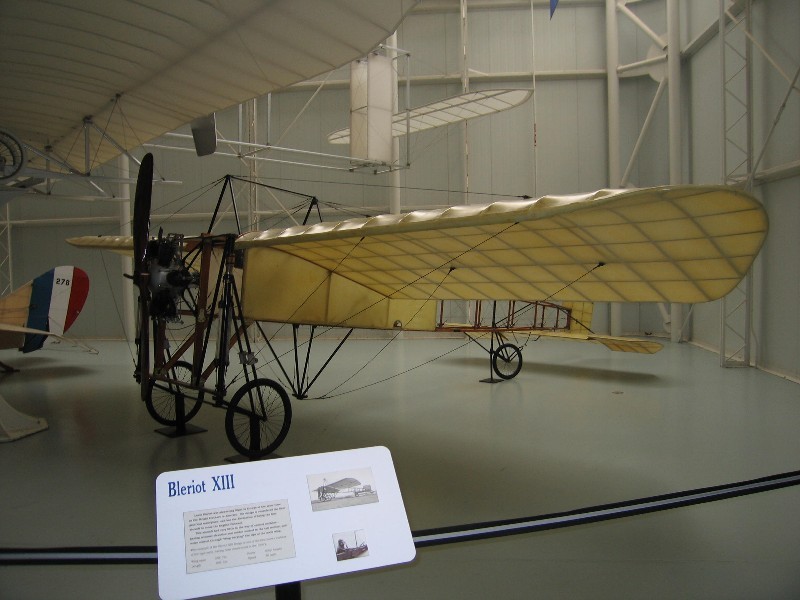 Military craft started with planes like this French Bleriot XIII 