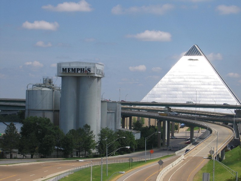 The pyramid was a sports arena 