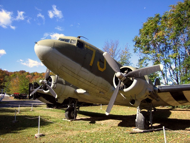 A C-47 Gooney bird, the workhorse of WWII 