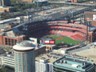 The St Louis Cardinals Statium from the top of the Arch