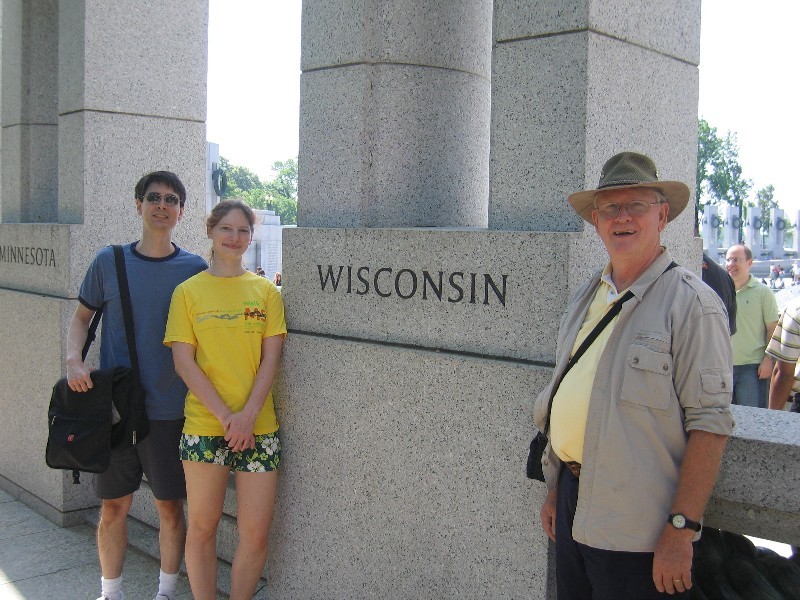 Mark, daughter Stacy and Stacy's friend George 