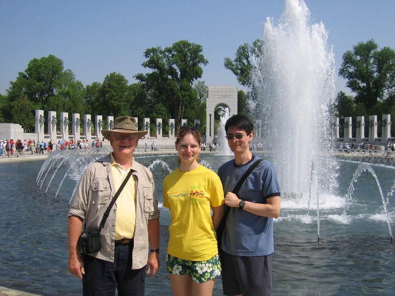 Mark, daughter Stacy and Stacy's friend George 