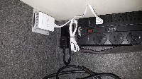 USB Power Hub mounted